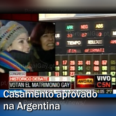 ARGENTINA: Casamento aprovado no Senado