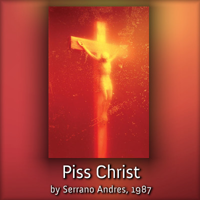 FRANÇA: Piss Christ de Andres Serrano destruída por manifestantes católicos